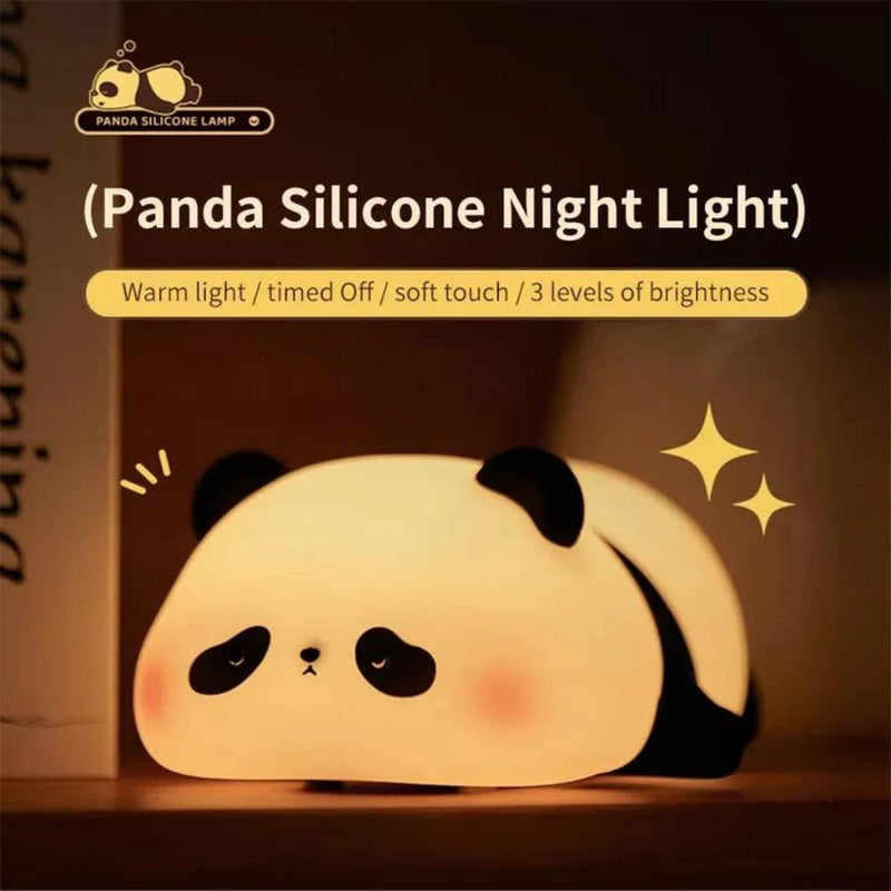 Silicon Rechargeable Panda Lamp