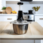 2L Steel Push Chopper