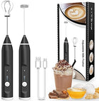 Rechargeable Coffee Beater Electric Milk Frother Handheld Mixer Kitchen Beverage Making Tool