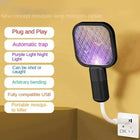 Mini Racket USB Mosquito Killer Electric Zapper Rechargeable Insect Swatter Outdoor Protection