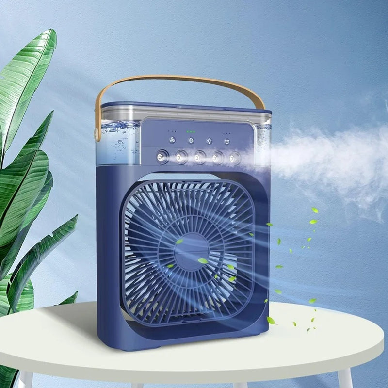 Mist Cooling Fan 10 Inch Portable Water Spray Rechargeable Mini Desk Fan For Home Office