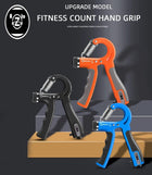 Hand Gripper Adjustable Resistance Counter Strength Training Exercise Fitness Tool For Muscle