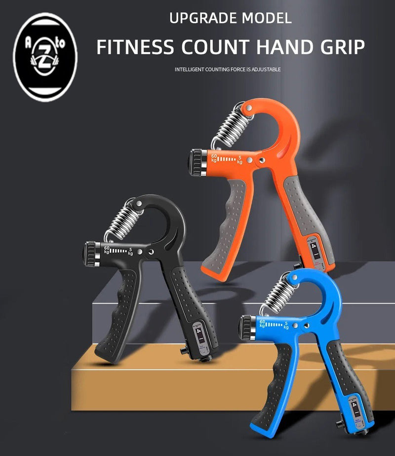 Hand Gripper Adjustable Resistance Counter Strength Training Exercise Fitness Tool For Muscle
