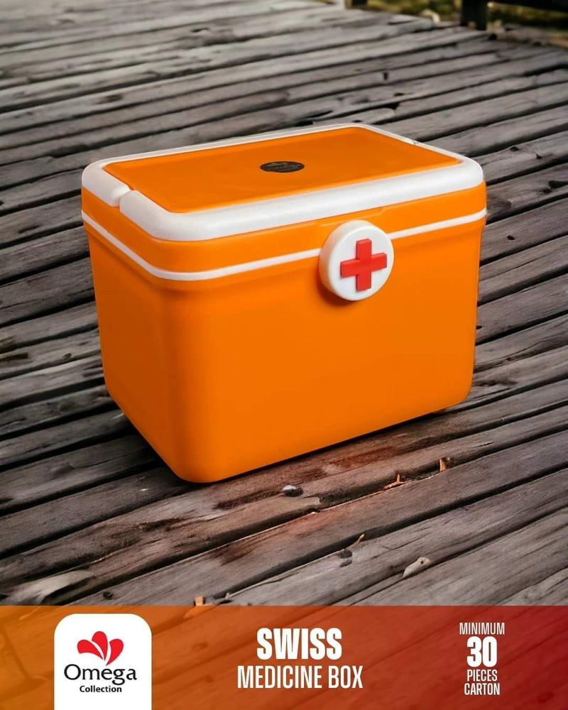 Medicine Box Portable Storage Organizer Medical Supplies Holder Home Office Travel Case