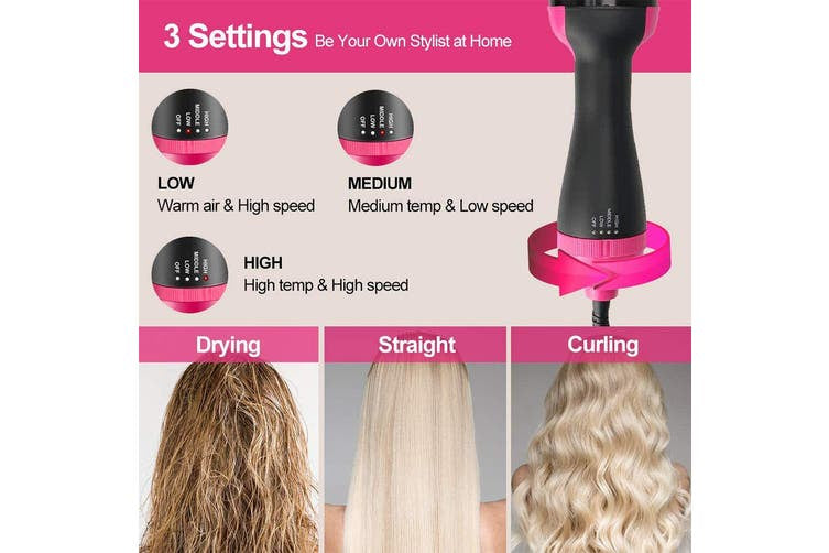One Step Hair Straightener Brush Electric Styling Comb Smooth Hair Beauty Tool