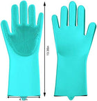 Silicone Gloves Reusable Kitchen Cleaning Washing Dishes Protective Household Gloves