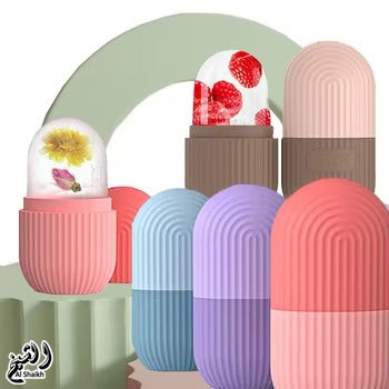Silicone Ice Roller Facial Massage Skin Care Cooling Beauty Therapy Accessory