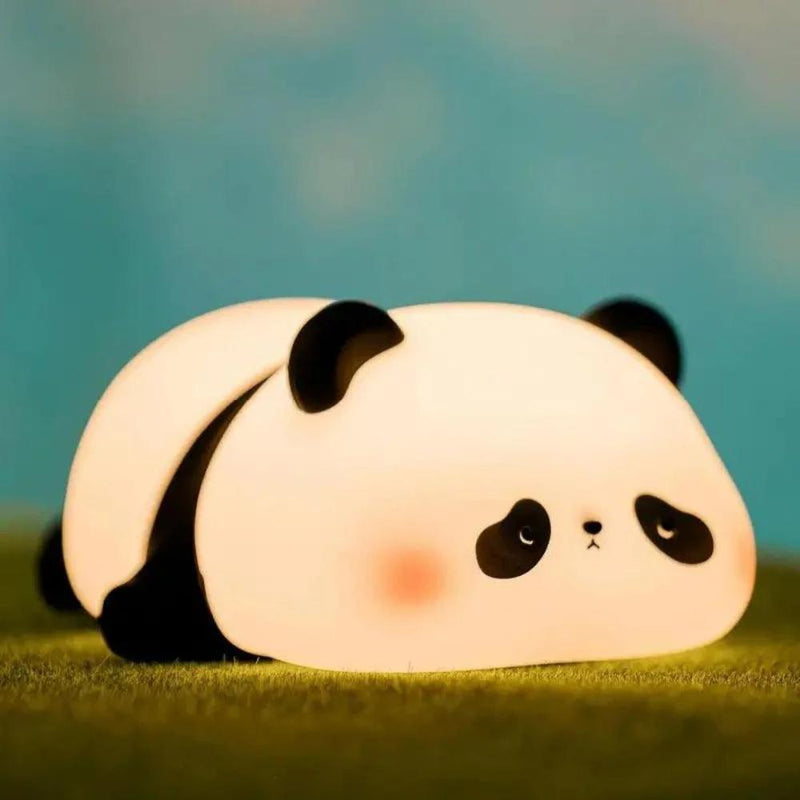 Silicone Rechargeable Panda Lamp LED Night Light Bedroom Kids Home Decoration