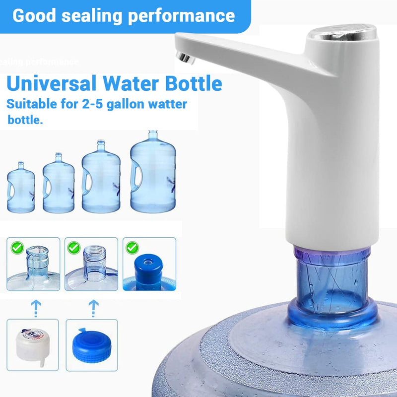 USB Water Pump Automatic Electric Bottle Dispenser Rechargeable Drinking Water Supply Machine
