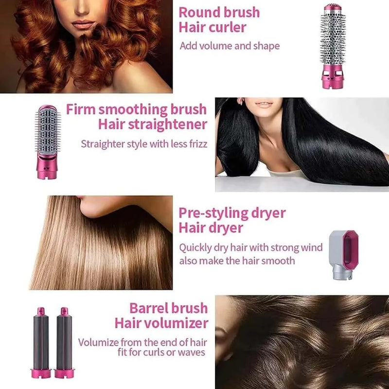 5 In 1 Hair Dryer Hot Air Brush