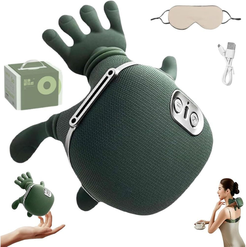 Heated 3 Level Deep Tissue Massager Shoulder Neck Body Relaxation Therapy Machine