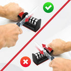 Knife Sharpener Manual Kitchen Blade Sharpening Tool Cutting Performance Improvement Accessory