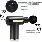 5 In 1 Massage Gun Deep Tissue Muscle Relaxation Therapy Body Recovery Fitness Device