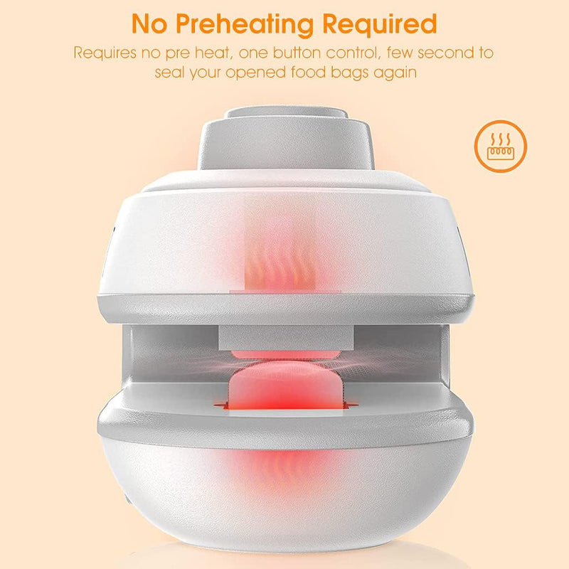 Mini Sealer Rechargeable Heat Sealing Machine Food Bag Storage Freshness Preservation Tool