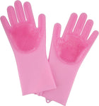 Silicone Gloves Reusable Kitchen Cleaning Washing Dishes Protective Household Gloves