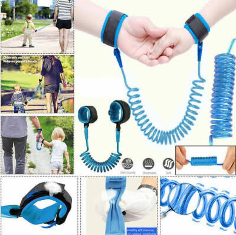 Anti Lost Wrist Band Safety Link Kids Travel Outdoor Protection Wrist Strap
