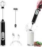 Rechargeable Coffee Beater Electric Milk Frother Handheld Mixer Kitchen Beverage Making Tool