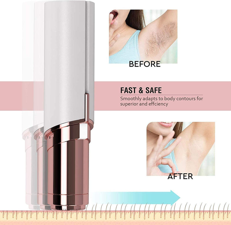 Flawless 2 In 1 Eyebrow Trimmer Electric Facial Hair Removal Beauty Device