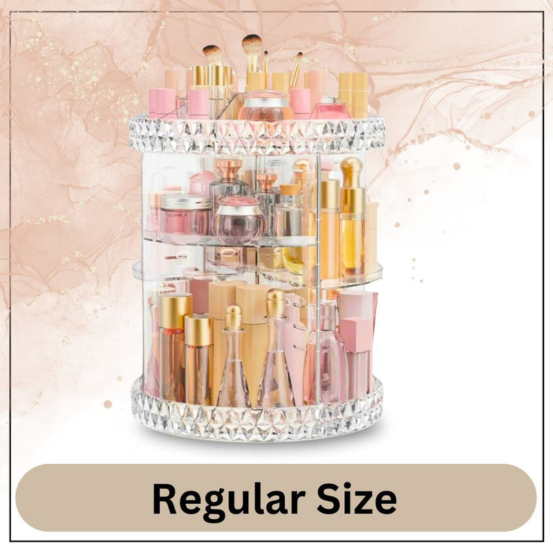 360 Rotating Cosmetic Organizer Makeup Storage Box