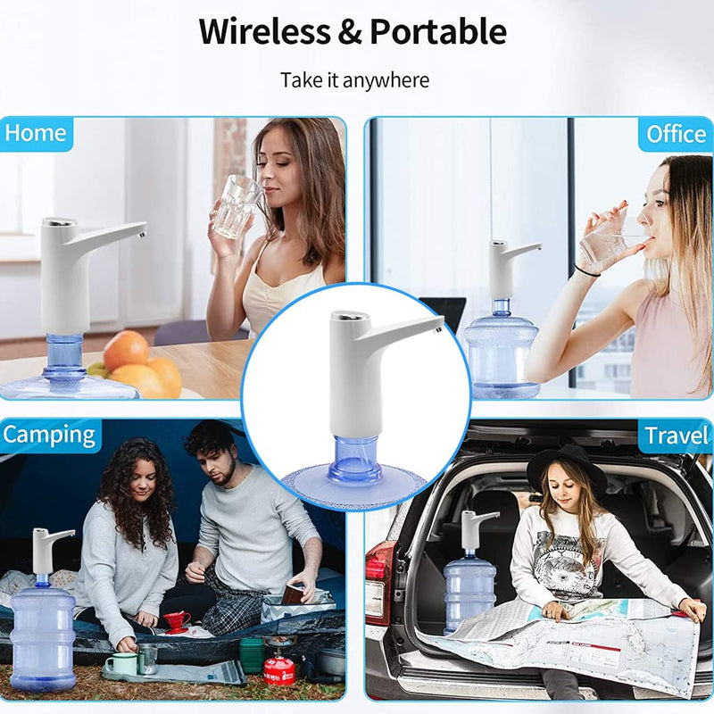 USB Water Pump Automatic Electric Bottle Dispenser Rechargeable Drinking Water Supply Machine
