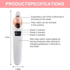 Derma Suction Blackhead Remover Rechargeable Vacuum Pore Cleaner Facial Beauty Device