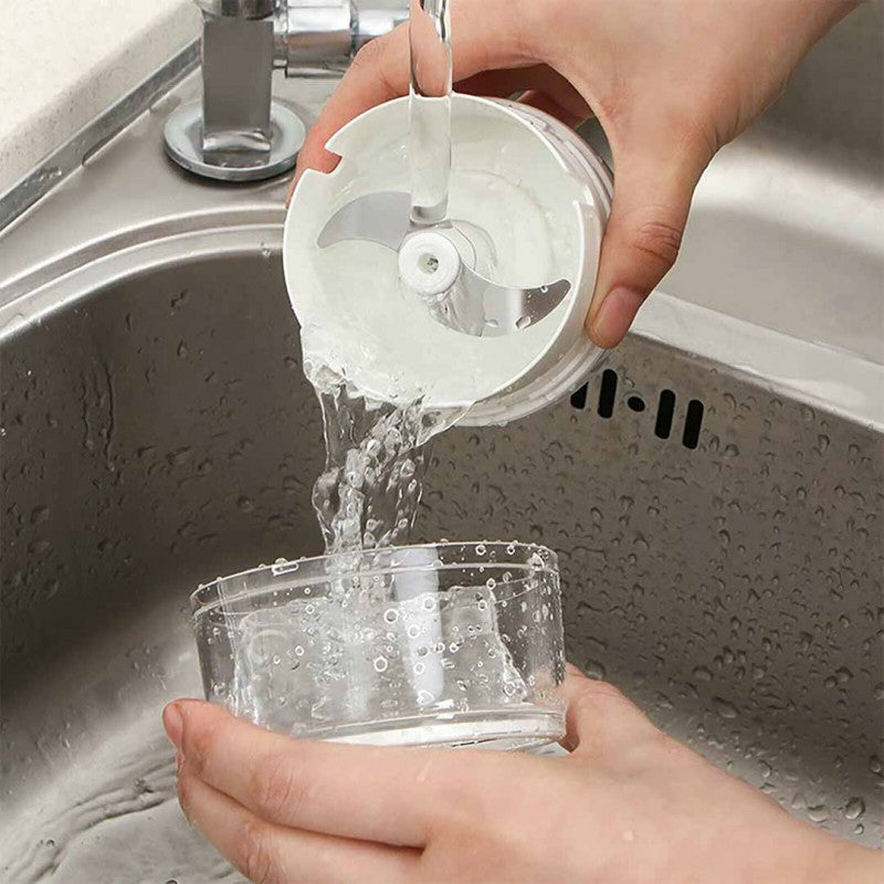 Mini Chopper Manual Food Cutter Vegetable Slicer Kitchen Preparation Accessory