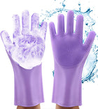 Silicone Gloves Reusable Kitchen Cleaning Washing Dishes Protective Household Gloves