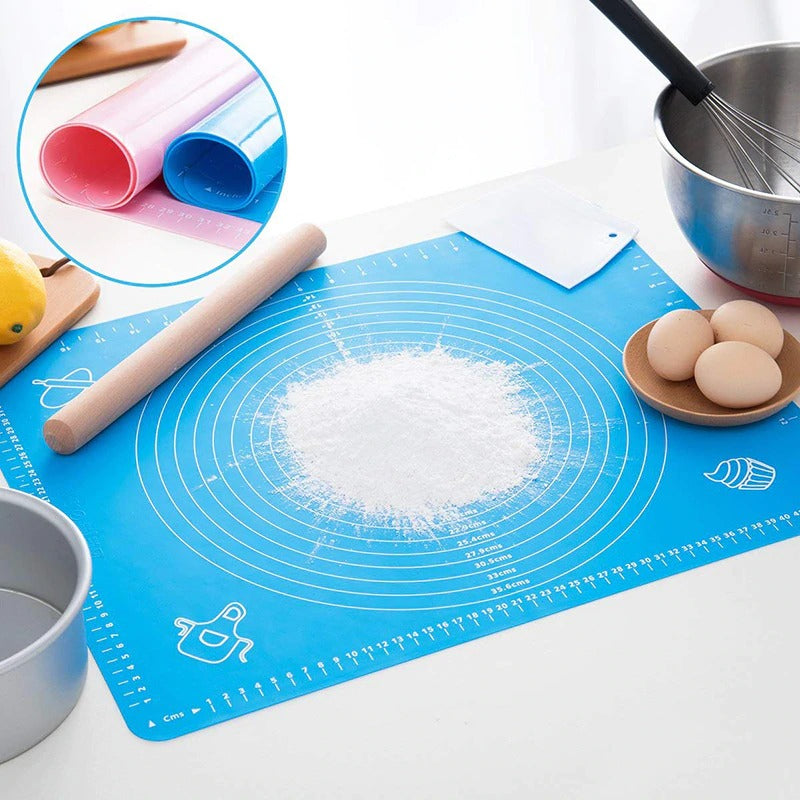 Silicone Roti Mat Non Stick Rolling Dough Kneading Baking Kitchen Cooking Accessory