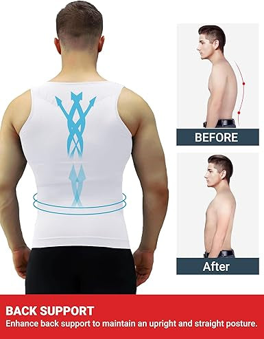 Slim Vest Body Shaper Men Compression Waist Slimming Fitness Support Garment