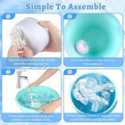 Turbine Portable Mini Washing Machine Electric Turbo Washer Laundry Cleaning Device For Clothes