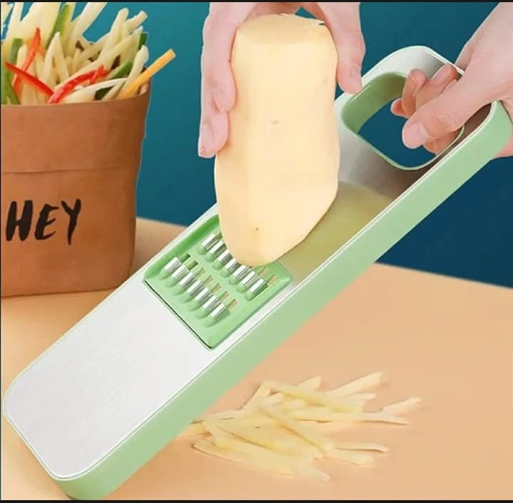 5 In 1 Vegetable Cutter Slicer Manual Chopper Multi Function Kitchen Vegetable Grater Shredder