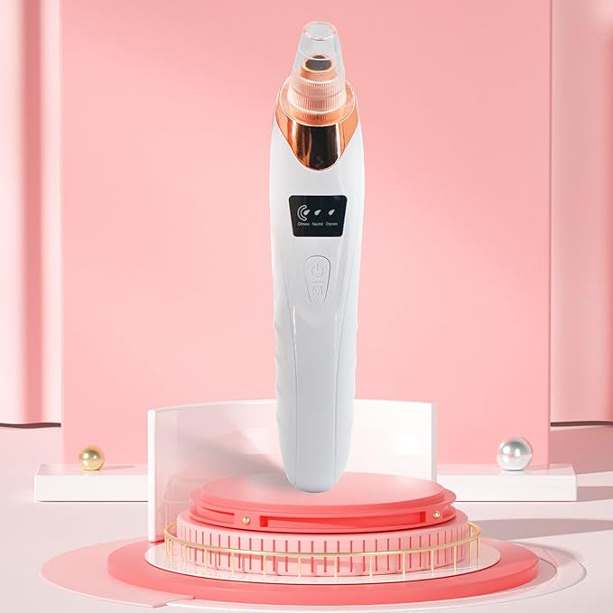 Derma Suction Blackhead Remover Rechargeable Vacuum Pore Cleaner Facial Beauty Device