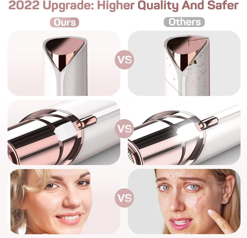 Flawless 2 In 1 Eyebrow Trimmer Electric Facial Hair Removal Beauty Device