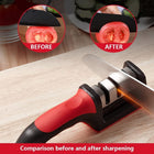 Knife Sharpener Manual Kitchen Blade Sharpening Tool Cutting Performance Improvement Accessory