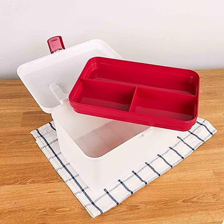 Medicine Box Portable Storage Organizer Medical Supplies Holder Home Office Travel Case