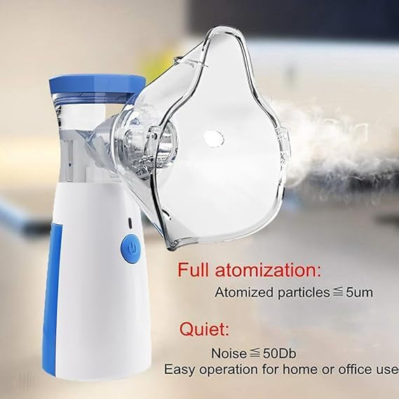Portable Nebulizer Machine Electric Mesh Inhaler Device For Kids Adults Respiratory Care