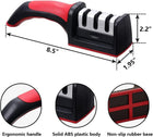 Knife Sharpener Manual Kitchen Blade Sharpening Tool Cutting Performance Improvement Accessory