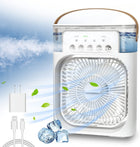 Mist Cooling Fan 10 Inch Portable Water Spray Rechargeable Mini Desk Fan For Home Office