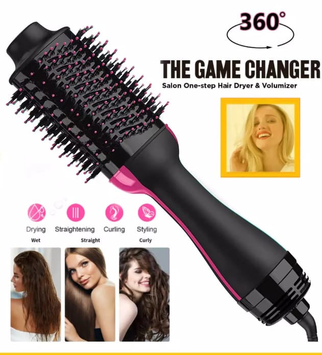 One Step Hair Straightener Brush Electric Styling Comb Smooth Hair Beauty Tool
