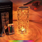 Crystal Lamp Decorative LED Night Light Bedroom Home Decor Table Lighting