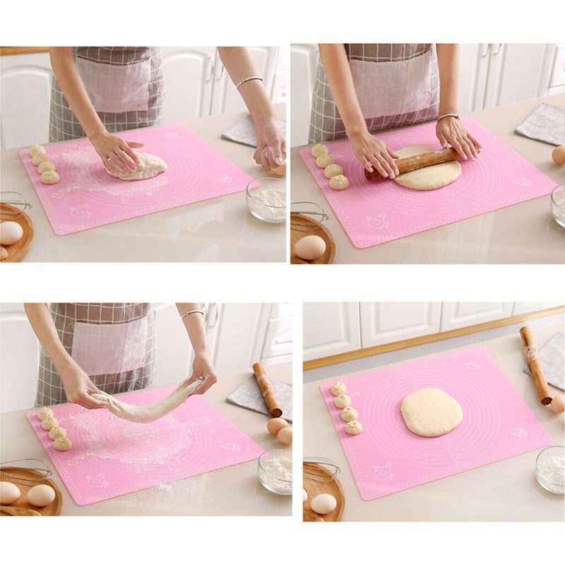 Silicone Roti Mat Non Stick Rolling Dough Kneading Baking Kitchen Cooking Accessory