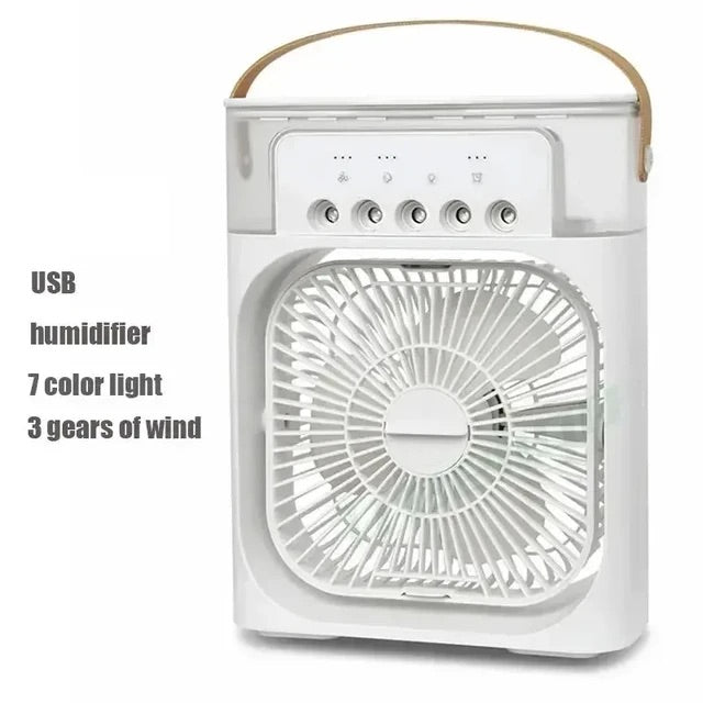 Mist Cooling Fan 10 Inch Portable Water Spray Rechargeable Mini Desk Fan For Home Office